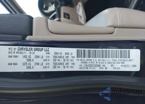 2015 Jeep Grand Cherokee Limited from USA, damaged, VIN 1C4RJFBG2FC625086